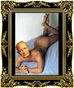 Dwight D. Eisenhower's Official Presidential Gay Porn Portrait