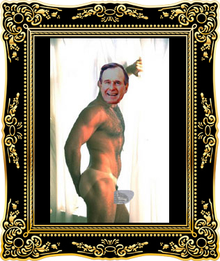 George H.W. Bush's Official Presidential Gay Porn Portrait
