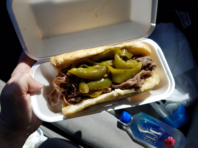 not just hot dogs, silly! italian beef!