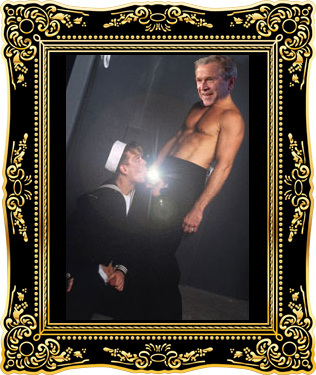George W. Bush's Official Presidential Gay Porn Portrait