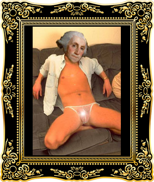 George Washington's Official Presidential Gay Porn Portrait